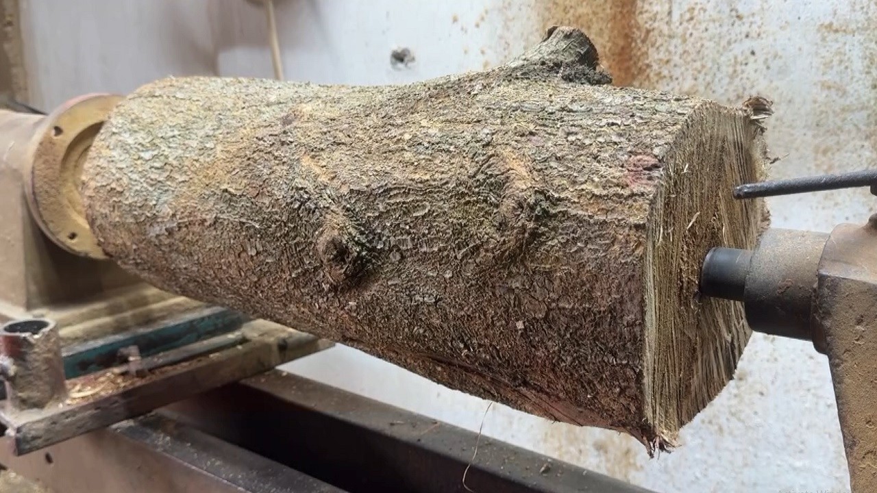 Woodturning Art ||  A magnificent work of art made from black acacia wood