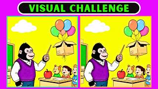 90 Second Eye Test Challenge | How Many Differences Did You Spot? (A Bit Tricky)