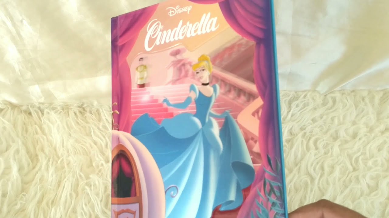 Disney Cinderella Story Book with animated lenticular on front cover