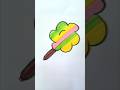 cottoncandy colour drawing #art#viralshort  #trendingshorts
