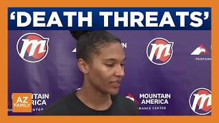 Alyssa Thomas says she's facing online abuse after Caitlin Clark suspension