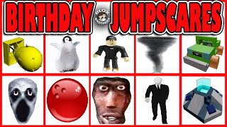 [ NEW🎉 ] ALL  BIRTHDAY  JUMPSCARES   / Nico's Nextbots / Roblox