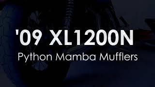 Hd 1200883 Sportster - Python Mamba Slip On Exhaust