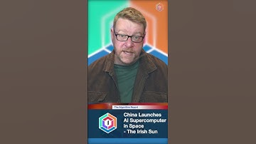 China Launches AI Supercomputer in Space