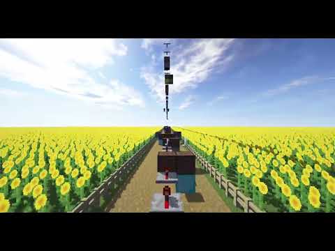 【Minecraft 】音ブロックで「空気力学少女と少年の詩」