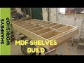 Building a Shelving unit with mdf