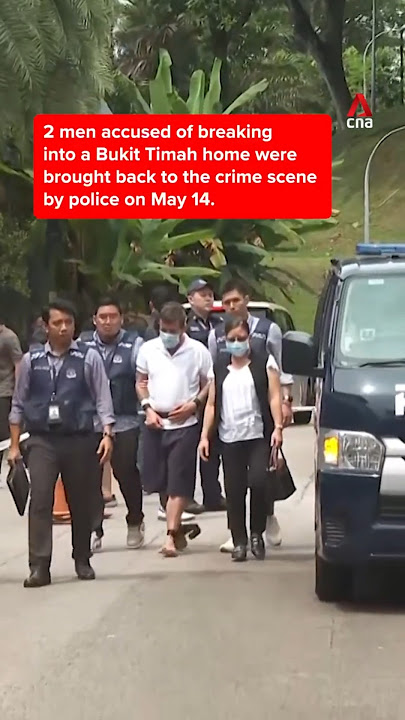 Suspects in Bukit Timah break-in brought back to crime scene