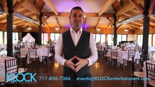 Jason Klock Wedding DJ of Klock Entertainment at Historic Acres of Hershey HD