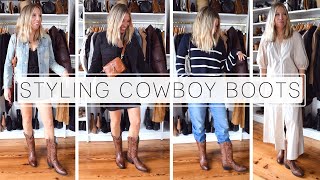 3 Ways I'm Wearing Cowboy Boots & Jeans Now - The Mom Edit