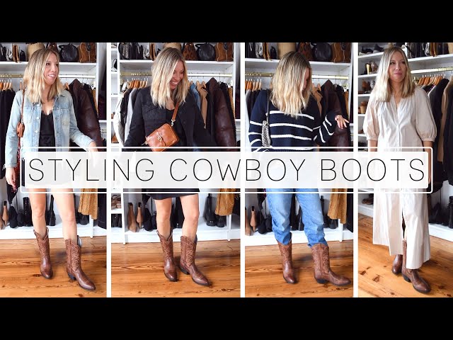 How to Style Cowboy boots: 10 tips and outfit ideas - The Fashionable Maven