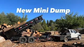 Best priced Dump trailer. Had to try one out! Ed trailers! FIRST LOAD