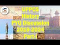 UPPCS Prelims PYQ History Part-I