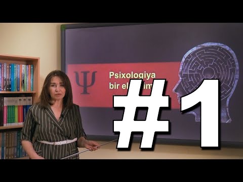 Psixologiya Videodərs 1 (Psixologiya bir elm kimi)