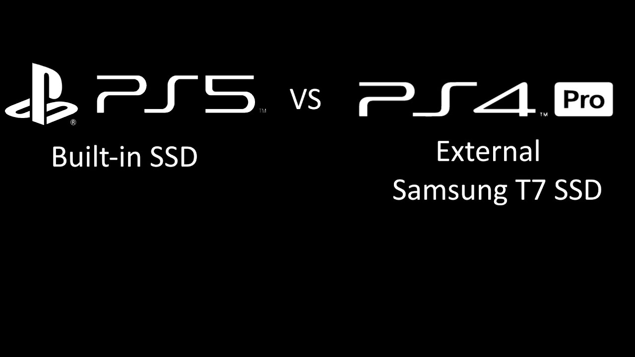 PlayStation 5 vs PlayStation 4 Pro w/ External SSD loading time YouTube