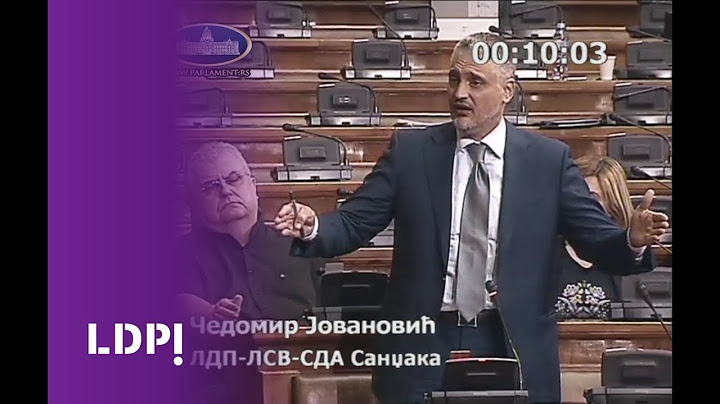 Čedomir Jovanović: Samo nam je mir potreban, dogovorite se sa Albancima