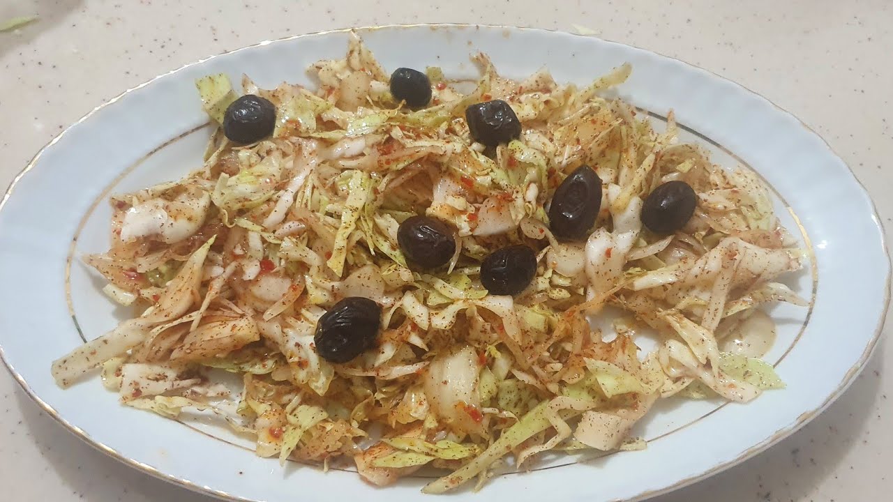 beyaz lahana salatası nasıl yapılır ????pratik yemekler ????kolay tarifler????salatalar @kazananeller