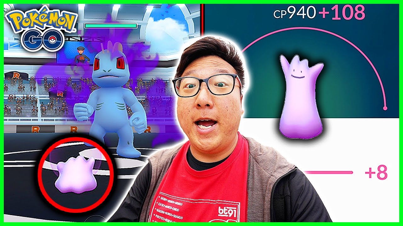 I Use Only Ditto to Beat Shadow Raid Bosses in Pokemon GO, And... - YouTube
