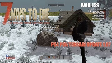 7 Days to Die PS4: New POI/Terrain update 1.07 Part 1