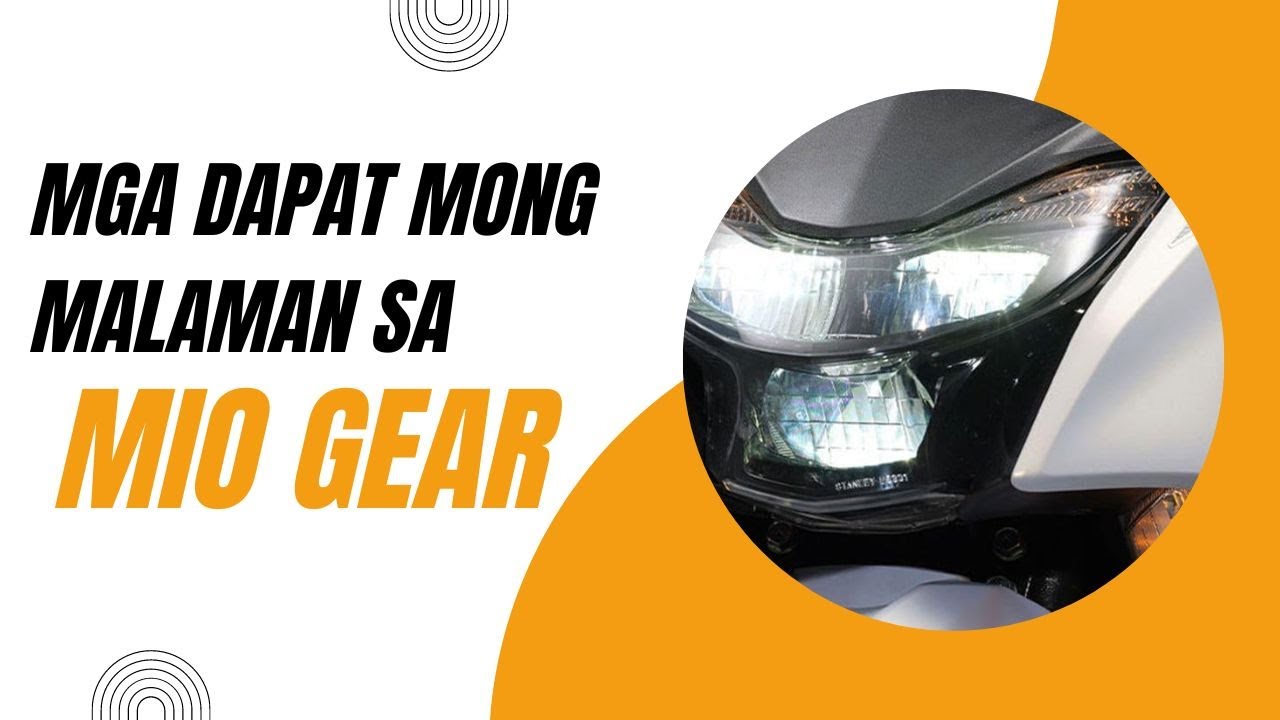 MGA ISSUES AT PROBLEMA NG MIO GEAR disclaimer not applicable to all