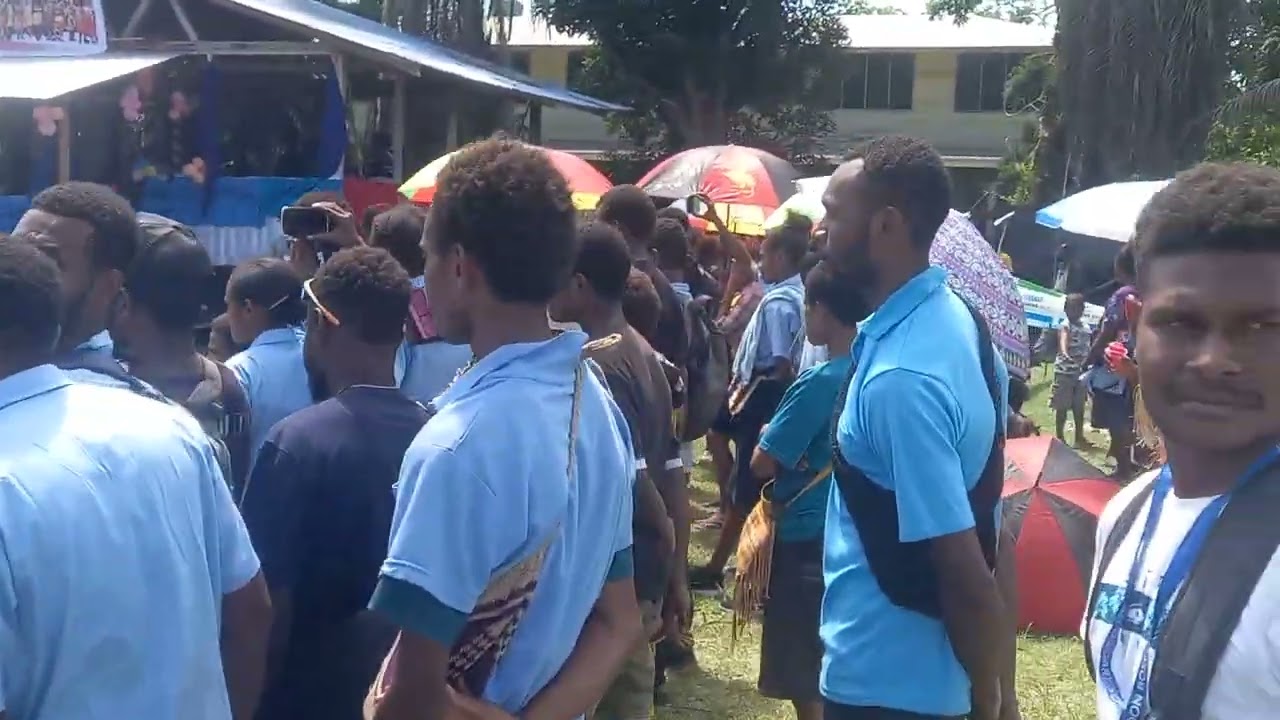 Malahips band of Madang Playing live at Don Bosco Secondary School  Vanimo