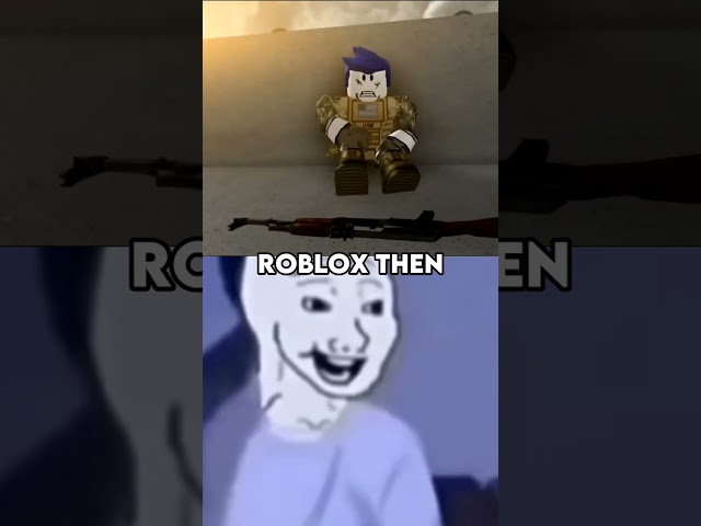 I am just a freak / roblox then vs roblox now #shorts #roblox class=