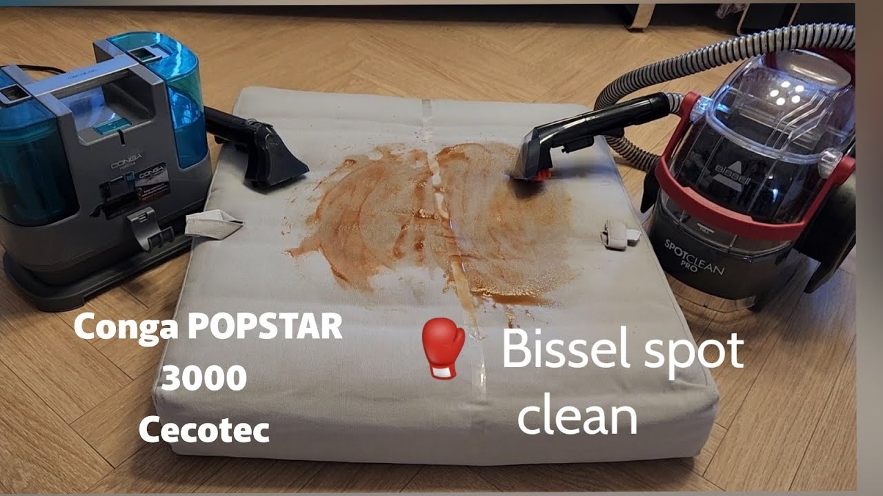 Comparaison BISSEl Spot Clean & Cecotec Conga Popstar 3000 Carpetclean 👌
