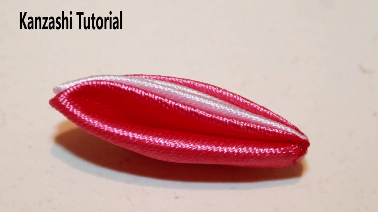 Kanzashi Petal Tutorial 1 Kanzashi Tutorial YouTube