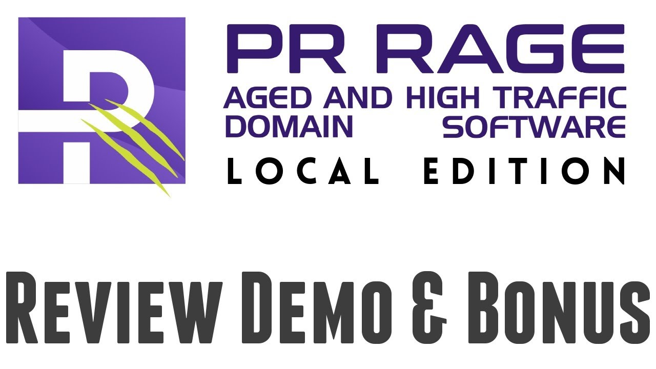 Rage Development Software PR Rage Local Edition Review Demo Bonus - Virtual Domain Flipping Real ...