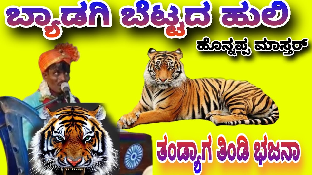 ಬ್ಯಾಡಗಿ ಬೆಟ್ಟದ ಹುಲಿ || ಹೊನ್ನಪ್ಪ ಮಾಸ್ಟರ್ ||ತಂಡಿಒಳಗ ತಿಂಡಿ ಭಜನಾ ||ಸವಾಲ್ ಭಜನಾ 