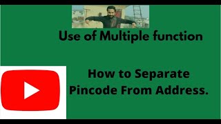 Celebrity How to separate Pincode from Address Net Worth