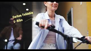 Ryd Aero 16 Carbon Fiber Foldable E-Bike 14Kg, 60Km Range, Quick-Swap Battery