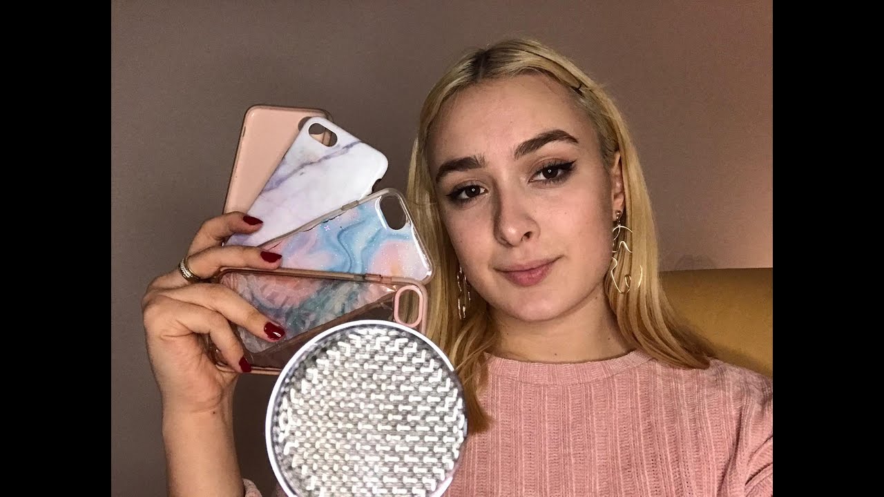 ASMR in romana/ Colectia mea de huse pentru telefon 💕💕 (tapping)