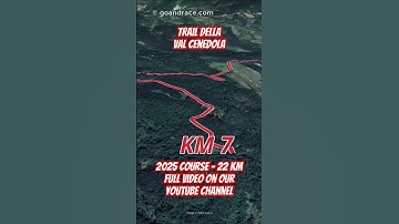 Trail della Val Cenedola 2025: fly over the 22 km course! Video of the race path.