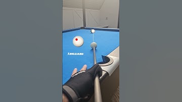 How To Aim With Top Side Spin In Pool
