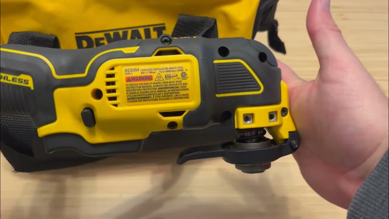 Dewalt Oscillating MultiTool DCS356C1 YouTube