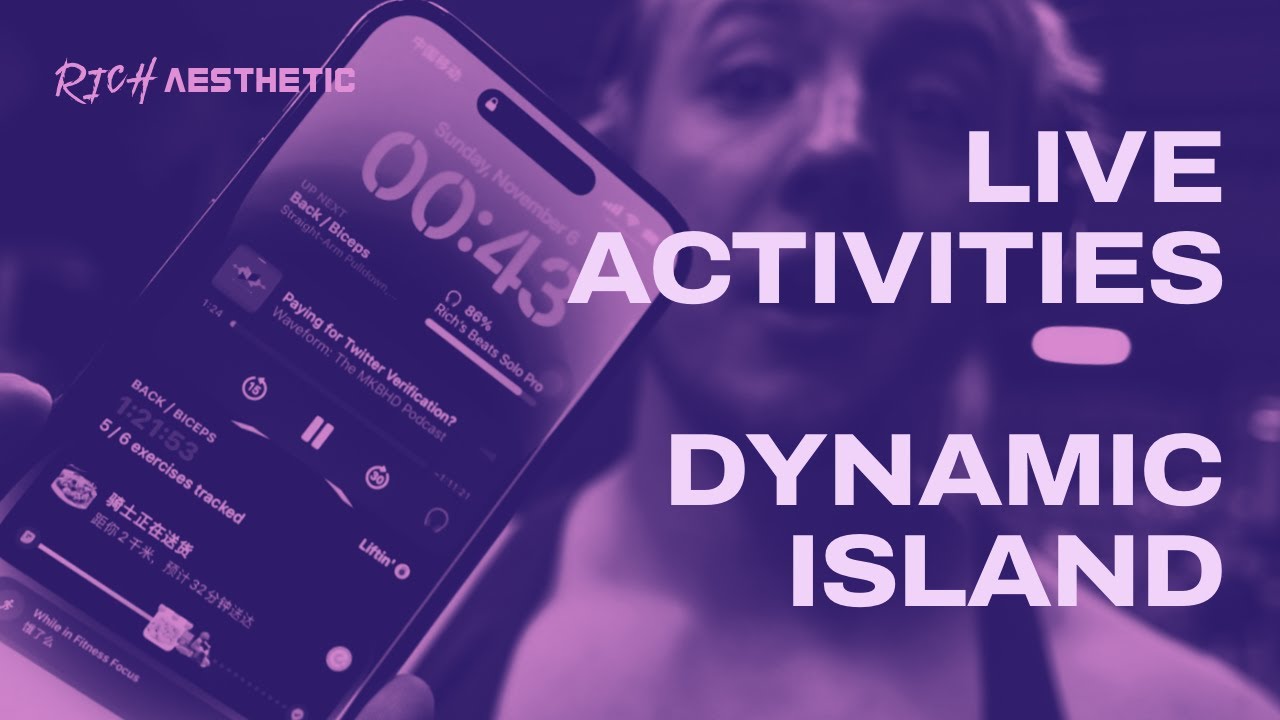 Review of iOS16 Live Activities and Dynamic Island