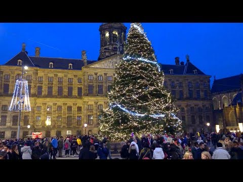 Video: Festeggiano il Natale ad Amsterdam?