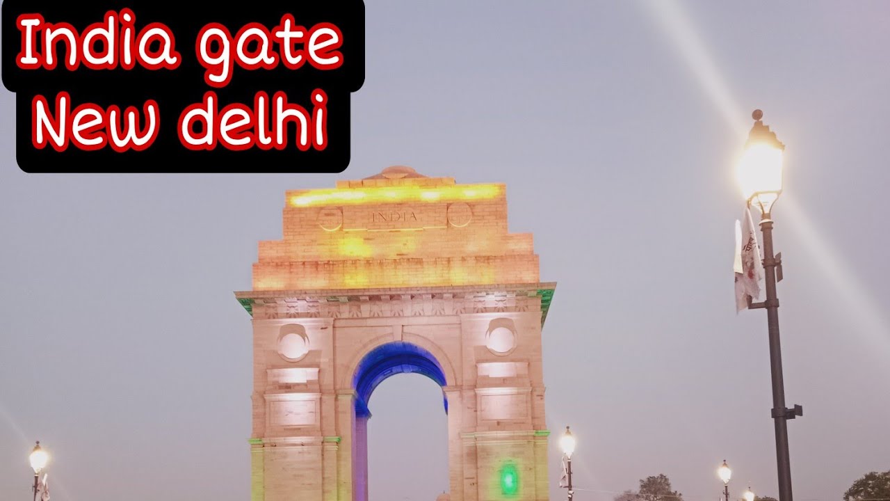India gate New Delhi Vlogs इंडिया गेट न्यू दिल्ली YouTube