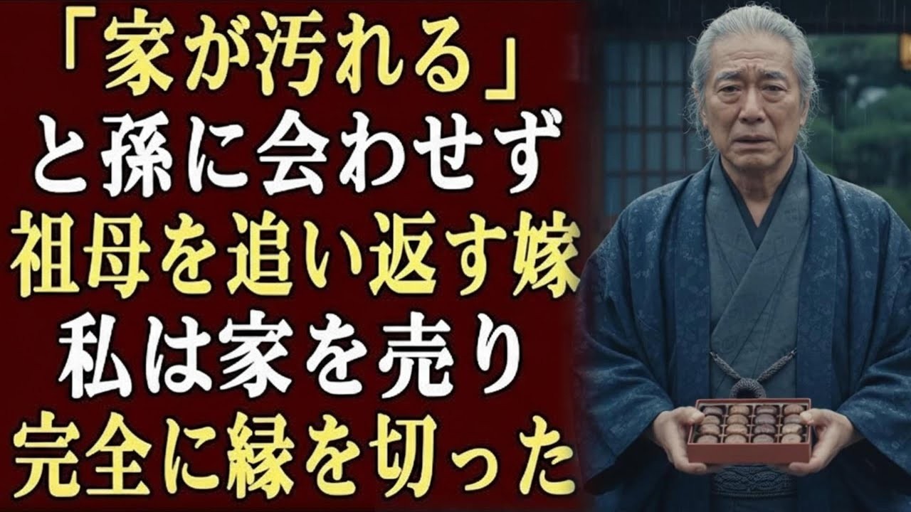 雨の中、私は孫のためにチョコレートを持って行った。しかし、嫁に「家を汚すかもしれない」と追い返された。私は静かに立ち去り、家を売り、連絡を断つことを決めた。
