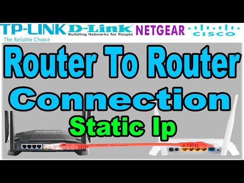 How Connect Two Wifi Router To Router Static IP (Bangla)