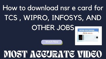 How to download nsr e card ||mobile based login|IT PIN based login||FOR TCS AND OTHER ORGANISATIONS