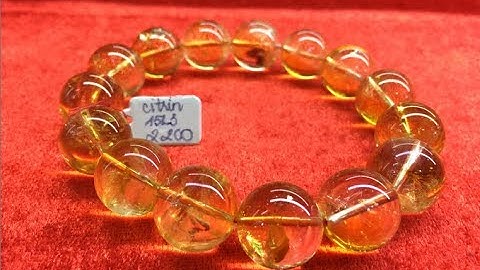 Tại sao nên đeo vòng tay đá thạch anh vàng (Citrine)?