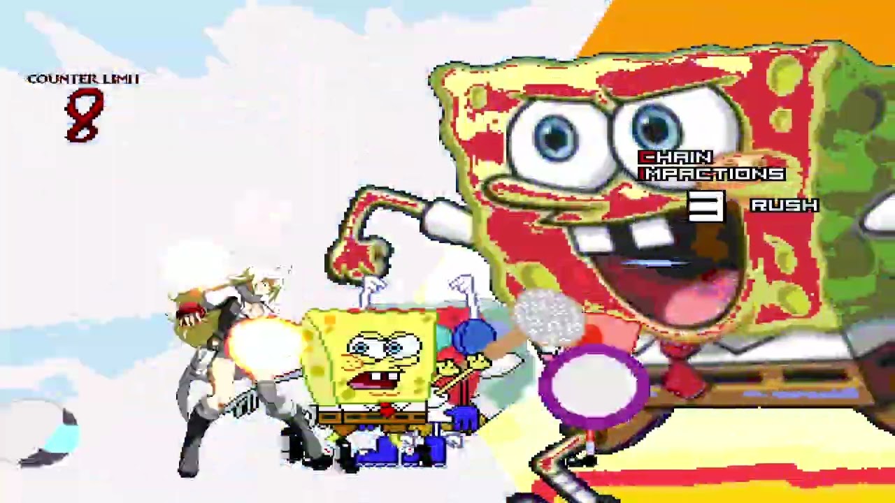 KOF MUGEN Evil Awakens Yang Xiao Long vs SpongeBob 4X