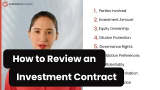 How To Review An Investment Contract 9 Terms To Find And Review