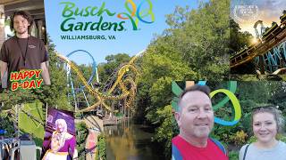 Busch Gardens Williamsburg 2026 vlog Most Beautiful Theme Park With on-ride POV