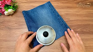 😍 Turn Old Jeans Into a Stylish Glasses Case!