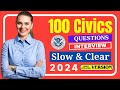 US Citizenship Interview 2024, US Citizenship Test | 100 Civics | Practice 100 Civics Questions