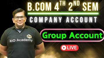B.com 2nd Sep & 4th NEP Semester Company Accounts-II  | Group Account | Part-1