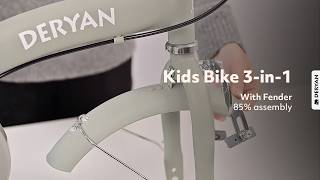 Full Deryan Kids Bike - 3-in-1 - With Fender - Tutorial - 85% assembly News