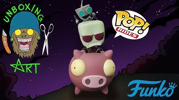 Funko Pop! Rides #41 Invader Zim: Zim & Gir on The Pig Hot Topic Exclusive Unboxing and Review